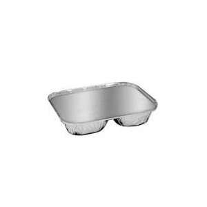 HFA 204535 250W Aluminum 3 Compartment Oblong Tray with Board Lid 