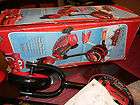   THREE WHEELER SCOOTER, NIB, BUT OPENED BLACK ON RED GREAT PRICE