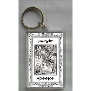  Acrylic Keyring Key Ring Walter Crane Faerie Queen 50: Home & Kitchen