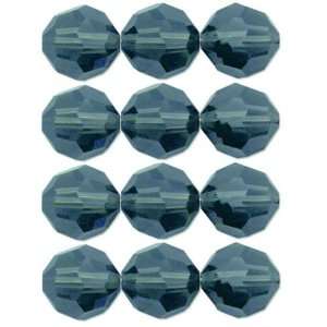  12 Morion Round Swarovski Crystal Beads 5000 8mm New