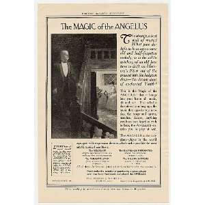  1908 Wilcox & White Angelus Piano Player Print Ad (Music 