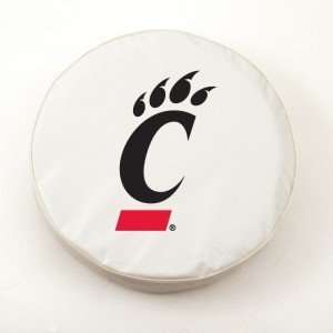  Cincinnati Bearcats White Tire Cover, Small Sports 