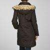 Michael Michael Kors 3/4 Faux Fur Polyfill Jacket   MED  
