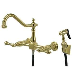  Elements of Design ES1248ALBS Wall Mounted Kitchen Faucet: Home 