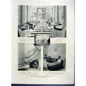  Modern Art Interior Decor Design French Print 1933: Home 