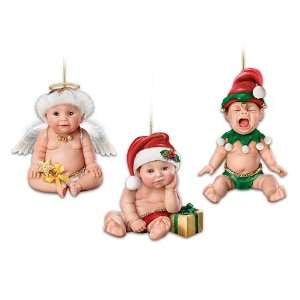  Baby Christmas Ornament Collection: Santa, Its Not Easy 