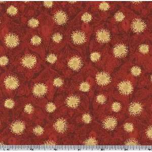   Floragraphix Puff Orange Fabric By The Yard Arts, Crafts & Sewing