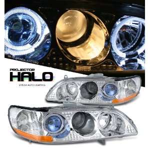  Honda 1998 2002 Honda Accord Chrome W/Halo Headlight 