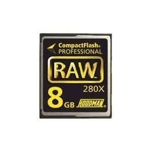  Hoodman RAW 8 GB 280x High Speed CompactFlash Memory Card 