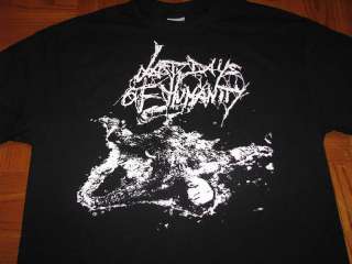 last days of humanity  (LS) T SHIRT DEATH METAL GUT CBT all sizes 