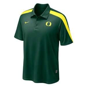 Oregon Ducks Green Nike Hot Route Football Coaches Sideline Polo Shirt 