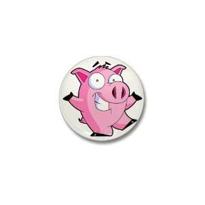  Mini Button Pig Cartoon 
