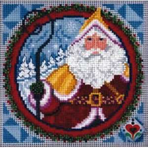  Saint Nicholas kit (cross stitch & beading): Arts, Crafts 