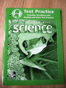 Science Test Practice Terra Nova McGraw Hill 2nd Grade  