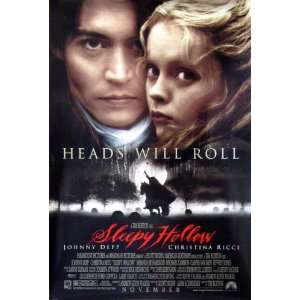  Sleepy Hollow Regular 27x40 DS Movie Poster Johnny Depp 