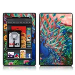  Kindle Fire Skin (High Gloss Finish)   Coral Peacock  