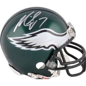  Michael Vick Autographed Mini Helmet  Details Philadephia Eagles 