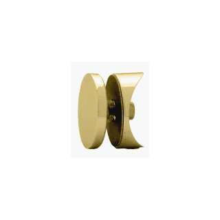   Polished Brass Hydroslide 180 Degree Glass to Sliding Track Connector
