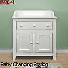   Table Solid White Wood Construction Deluxe Unit With Storage New