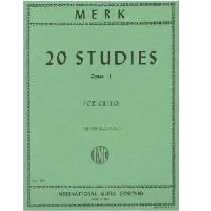  Merk 20 Studies, Op. 11 Musical Instruments