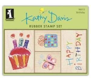 Inkadinkado BIRTHDAY BOX SET Rubber Stamp NEW  