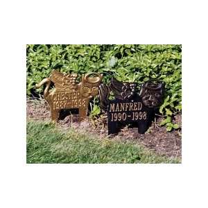   Pet Memorial Angel Cat Standard Lawn Plaque (1100): Home & Kitchen