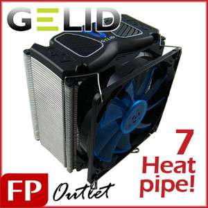 GELID GX 7 Heatpipe 120mm PWM Fan Intel AMD CPU Cooler  