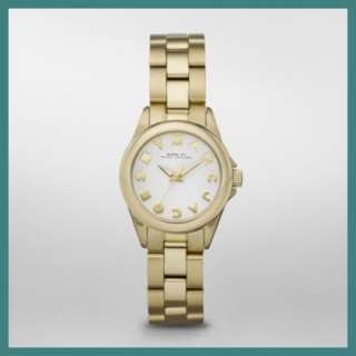 New MARC JACOBS Womens MBM3116 gold tone Stainless Steel Watch small 