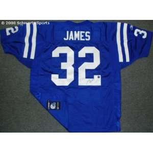  Mounted Memories Indianapolis Colts Edgerrin James Signed 
