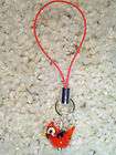 RED Cardinal Song Bird Mascot Lamp Glass Cell Phone IPOD Charms