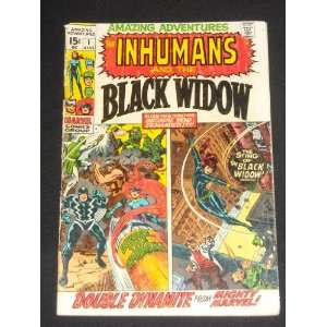   Silver Age Marvel Comic Book Inhumans Black Widow 