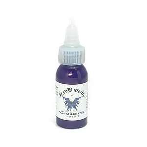  IRON BUTTERFLY NAVY BLUE TATTOO INK 1OZ 