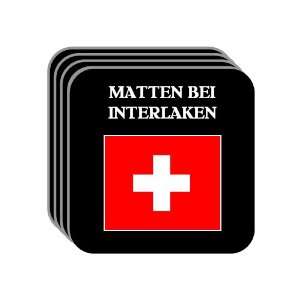 Switzerland   MATTEN BEI INTERLAKEN Set of 4 Mini Mousepad Coasters