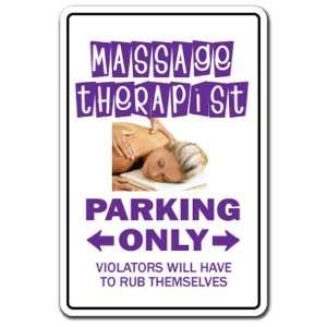   THERAPIST ~Sign~ parking signs masseuse therapy Patio, Lawn & Garden
