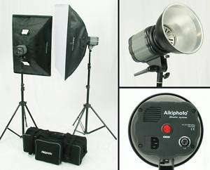 Lamps 1500W Light Kit 3 Stands 3 Softbox Carrying Bag  