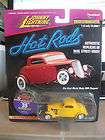   HOT RODS 1930S FORD THREE WIDOW COUPE YELLOW BY JOHNNY LIGHTNING M23