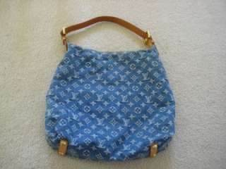 Louis Vuitton Denim Baggy GM Handbag Tote Bag  