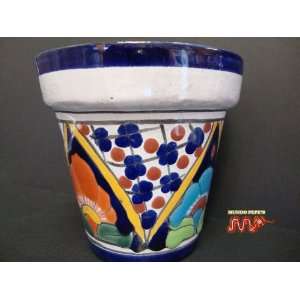   Pot 4 1/2 x 4 1/2 [Vibrant Hand Painted Colors]: Everything Else