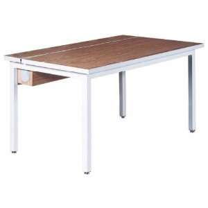  Ironwood Computer Table w/Welded Frame: Office Products