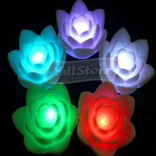 Romantic 7 Color Changing Led Lotus Light  