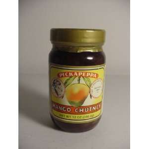 PICKAPEPPA Mango Chutney  12 oz/340.2 g  Grocery & Gourmet 