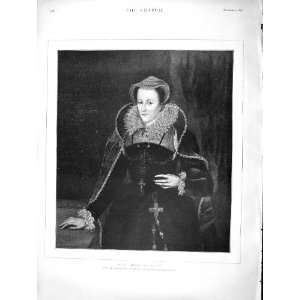   Portrait Mary Queen Scots Mandell Creighton Bishop