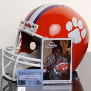 Riddell Clemson Tigers #6 Jacoby Ford Autographed Full Size Replica 