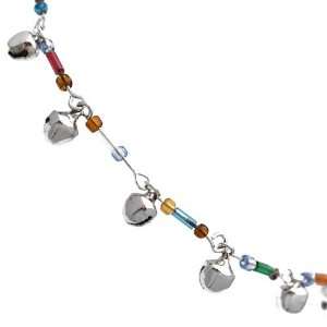  Malti Silver Multi Coloured Ankle Chain Jewelry