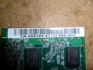 Dell ATI X600 256MB LoPro SFF Video Card PCI E G9184  