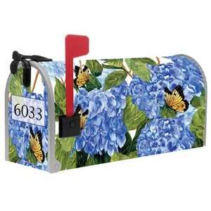  Hydrangeas Magnetic Mailbox Cover w Street Numbers Patio 