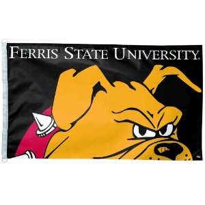  NCAA Ferris State Bulldogs 3 by 5 Foot Flag Sports 