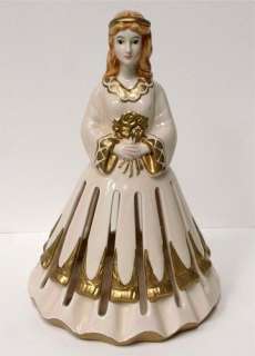   Painted Angel Napkin Holder Holiday Lillian Vernon In Box   