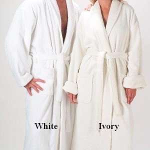 Luxury 100% Pure Egyptian Cotton Bath Robe in White: Home 