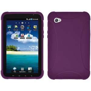   Skin Jelly Case Purple For Samsung Galaxy Tab Gt P1000 Electronics